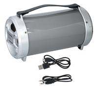 Dunlop - Altoparlante Bluetooth senza fili, portatile, 20 Watt, luce LED, funzione karaoke