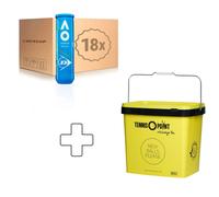 Dunlop Australian Open 18 Tubi Da 4 Con Secchiello Per Palline