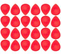 Dunlop Big Stubby plettri per chitarra Confezione da 24 1.0mm Red