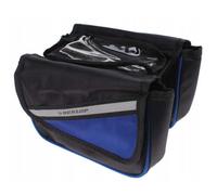 Dunlop, Borsa da Telaio Bici con Supporto Smartphone Integrato, Nero / Blu