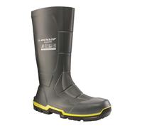 Dunlop Calzature Protettive Stivali industriali Metguard Unisex, Grigio scuro e nero., 3 UK
