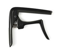 DUNLOP - Capo per Chitarra Classica, Design a Raggio Piatto, Molla a Bassa Tensione, Colore Nero (67FBK Trigger Fly)