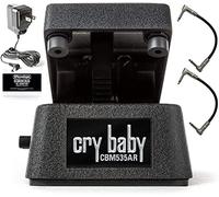 Dunlop CBM535AR Cry Baby Q - Mini pacchetto di pedali Wah con alimentatore Dunlop ECB003 e cavi patch