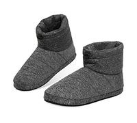 Dunlop Ciabatte Uomo, Pantofole Calde Invernali per Casa, Ciabatta Chiusa A Stivaletto Memory Foam, Idee Regalo Compleanno, Babbucce Mimetiche Divertenti (Grigio, 44)