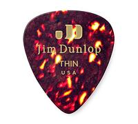 Dunlop Classic, Plettri Per Chitarra In Celluloide, Confezione Da 12 Pezzi Thin Shell