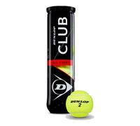 Tubo di 4 palline da tennis Dunlop Club Jaune TU