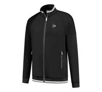 DUNLOP CLUB UOMO GIACCA DA TENNIS LAVORATA A MAGLIA, Nero, XXL
