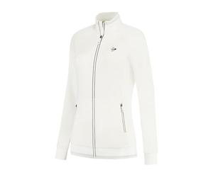 DUNLOP CLUB GIRLS GIACCA LAVORATA A MAGLIA, Bianco, 140