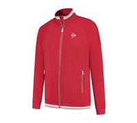 DUNLOP CLUB UOMO GIACCA DA TENNIS LAVORATA A MAGLIA, Rosso, S