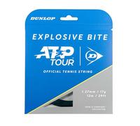 DUNLOP Corda da Tennis Explosive Bite 17G Nera 12m - Corda di Comfort ad Alta Rotazione