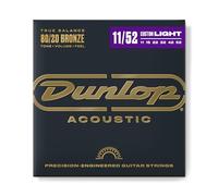 Dunlop DAB1152 Medium Light 011/052 Muta Corde per Chitarra Acustica 80/20 Bronz