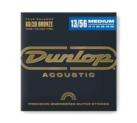 Dunlop DAB1356 Bronze 80/20 Medium 13-56 Acoustic Guitar Strings