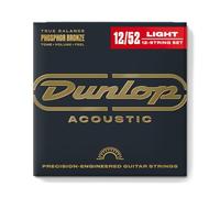 DUNLOP - DAP1252J ACOUSTIC PHOSPHOR BRONZE, MEDIUM SET/12, Corde per Chitarra Acustica in Bronzo/Fosforo. Scalatura: 12-16 - 10-13 - 18-30 // 12-16 - 26-34 - 45-52