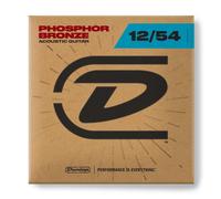 DUNLOP - DAP1254 ACOUSTIC PHOSPHOR BRONZE, LIGHT SET/6 Corde in bronzo/fosforo, Scalatura: 12-16 - 24-32 - 42-54