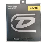 Dunlop DBN40100 Nickel Wound Bass Muta Set 4 Corde per Basso Tensione 40-100