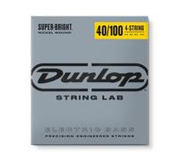 Jim Dunlop: Super Bright Nickel-Wound Bass Strings - Light (.040 - .100). For Basso elettrico