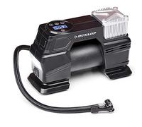 Dunlop Compressore d'Aria Digitale - Pompa Aria 150PSI/10Bar - Include 3 allegati - Display LED Digitale - Nero