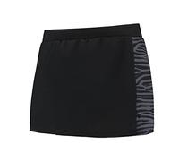 Dunlop Donne Game Skirt, Gonna da Tennis Sportiva, Nero