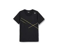 Dunlop Donne Game Tee 1, Maglietta Sportiva da Tennis, Nero