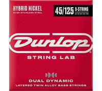 Jim Dunlop Corde per basso DBHYN45125 – nichel ibrido dinamico doppio 45-125 – 5 corde