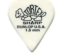 Dunlop Dunlop Tortex Sharp 1.50 plettri per chitarra, confezione da 12 (412P1.50)