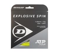 Dunlop Explosive Spin 17G Giallo Corda da Tennis 12m - Corda da Tennis Lightweight High Spin