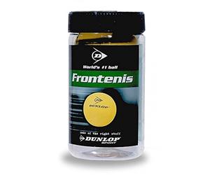 Dunlop Frontenis - Palline da racquetball, misura 2, colore: Giallo