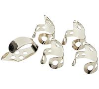 Dunlop Plettri per dita E Pollice, Nichel/Argento, 0.25 mm, Pacco con 5 Pezzi