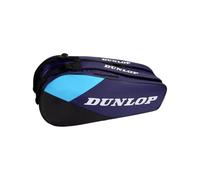DUNLOP FX Club 6 - Borsa da tennis per fino a 6 racchette, colore: Viola/Nero/Ciano