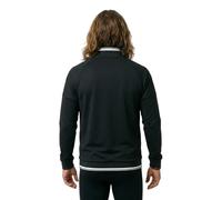DUNLOP CLUB UOMO GIACCA DA TENNIS LAVORATA A MAGLIA, Nero, XL