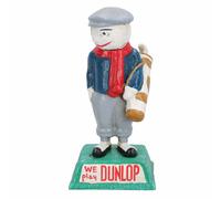 Dunlop Golf Man Statua Figura Ghisa Golfista Mascotte Ornamento Casa