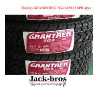 Dunlop GRANDTREK TG4 145R12 6PR NUOVO 4pcs All-round tipo M+S pneumatico Ligh...