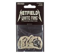 Dunlop Hetfield White Fang, Plettro Confezione Da 6 1.0Mm Bianco