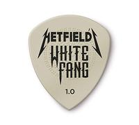Dunlop Hetfield White Fang, Plettro Confezione Da 6 1.0Mm Bianco