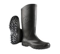 Stivali Di Sicurità Dunlop Dane - K600011- Colore Nero E Verde. Un Design Fantastico Con Il Logo Dunlop Nella Suola In Questo Modo Puoi Lasciare Il Tuo Segno Dove Vai