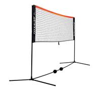 Dunlop Rete da tennis Kleinfeldnetz 6 m Nero per mini tennis e badminton