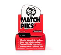 Dunlop Plettri Matchpik, Nylon, Pacco da 60 Pezzi