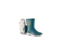 DUNLOP Mini Kids Stivali di gomma - 100% impermeabile, stivali da pioggia per bambini; ragazze e ragazzi - Blu - Taglia 20-30