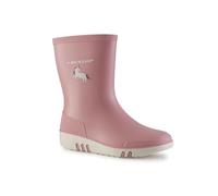 DUNLOP Mini Kids Stivali di gomma - 100% impermeabili, stivali da pioggia per bambini; ragazze e ragazzi - Rosa - Taglie 20-30