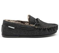 DUNLOP Mocassino da uomo a spina di pesce - nero - UK 9, Nero , 43 EU