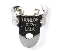 Dunlop Plettri per dita E Pollice, Nichel/Argento, 0.225 mm, Pacco con 5 Pezzi