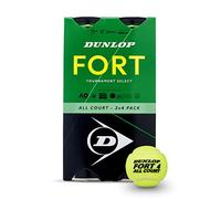 DUNLOP Pallina da tennis Fort All Court TS - per terra battuta, campi duri ed erba (cartone di latta 2x4)