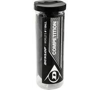 DUNLOP Palline da squash da competizione, punto giallo singolo (tubo a 3 palline)