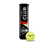 DUNLOP Palline da tennis Club All Court - per terra battuta, campi duri ed erba (1x4 Tin)