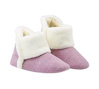 Dunlop Pantofole Donna Invernali, Ciabatte A Stivaletto Con Pelliccia, Calde, Memory Foam E Antiscivolo (Rosa, 38, numeric_38)