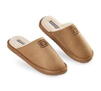 DUNLOP Pantofole Uomo Invernali, Ciabatte da Casa Uomo Memory Foam Casa con Imbottitura Interna Regali per Lui Natale Compleanno