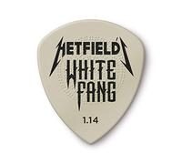 Dunlop Picks - Hetfield White Fang Flow 1,14 Mm - Sacchetto Di Ricarica 24