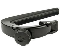 DUNLOP - Pivot Capo per Chitarra Classica, Design a Raggio Piatto, Molla a Bassa Tensione, Colore Nero (DPFBK)