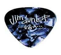 Dunlop Plettri Classics, Perla Azzurra, Pacco da 12 Pezzi