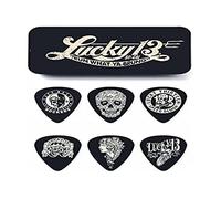 Dunlop Plettri Lucky 13, 0.60 mm, Pacco da 6 Pezzi